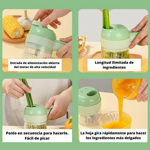 MultiChop® 4 en 1 Picadora de verduras ⭐⭐⭐⭐⭐