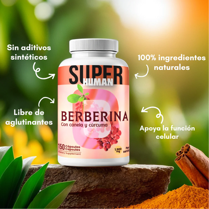 Berberina Slim® - Cápsulas de Equilibrio de la Glucosa y Prevención Diabética⭐⭐⭐⭐⭐
