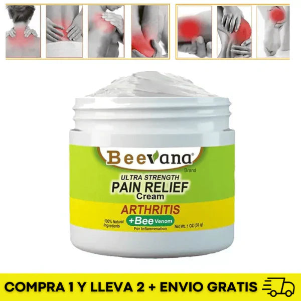 Beevana - Crema De veneno de abeja Multifuncional - COMPRE 1 LLEVE 2⭐ ⭐ ⭐ ⭐ ⭐