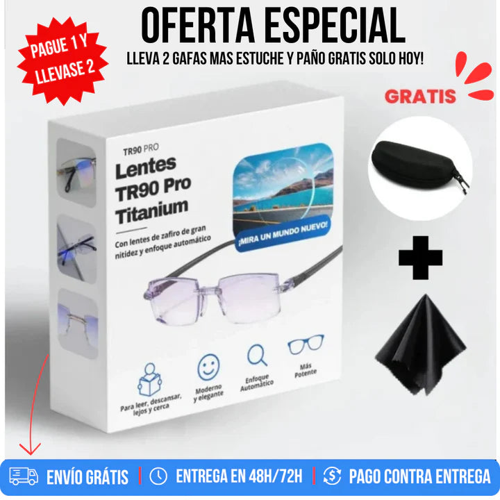 Smart Zoom TR90 Con Estuche y Paño de limpieza + Envío Gratis 🎁⭐⭐⭐⭐⭐