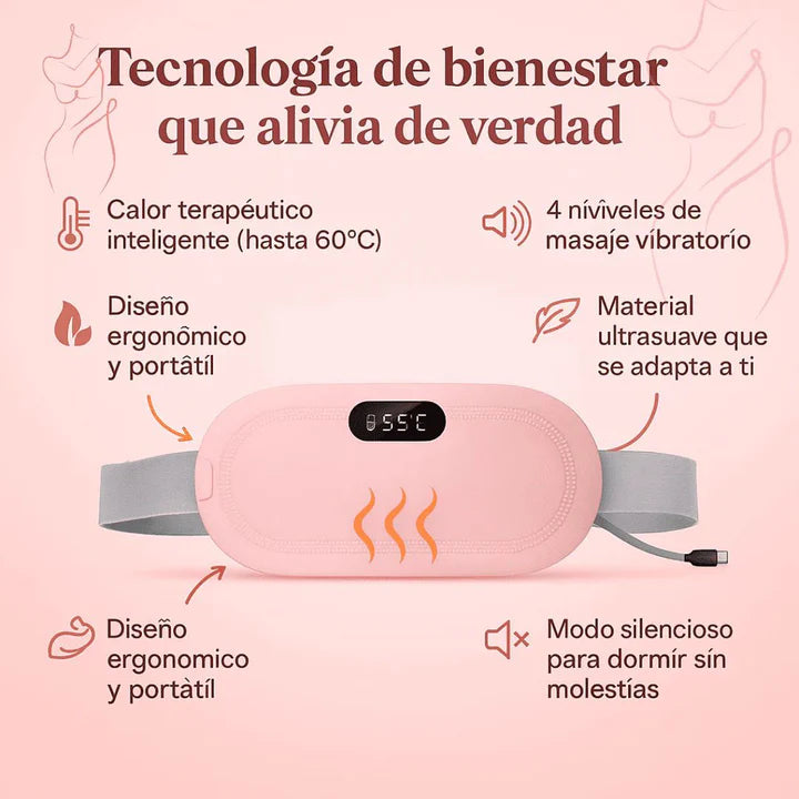 CALMAHEAT™ 🔥💆‍♀️ - ¡EL MEJOR ALIADO PARA TU CICLO MENSTRUAL! 🌸