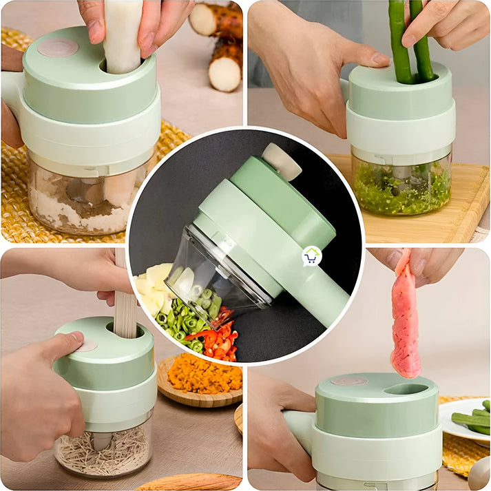 MultiChop® 4 en 1 Picadora de verduras ⭐⭐⭐⭐⭐